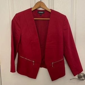 Express NWOT Red Blazer